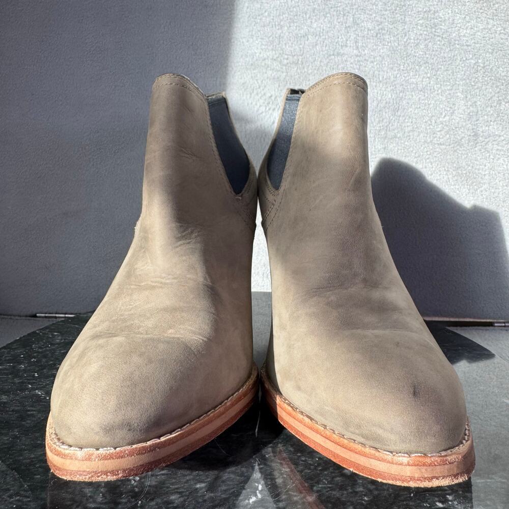 Cole Haan Balthasar Nubuck Wedge Heel Bootie In Greystone Women’s Size 8.5B US - Picture 2 of 8